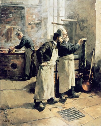 Ververij in de Gobelins, 19e eeuw door Rene Joseph Gilbert